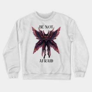 Mystical Mothman: A Divine Design Inspired by Biblical Angels Crewneck Sweatshirt